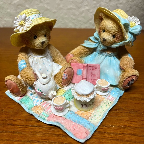 Cherished Teddies Figurine - Freda and Tina - Picture 1 of 4